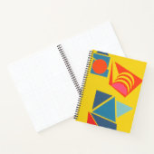 Contemporary Abstract Bits ’n Pieces Notebook Notizblock (Innenseite)