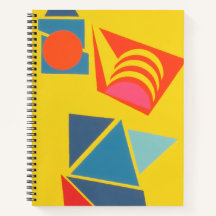 Contemporary Abstract Bits ’n Pieces Notebook