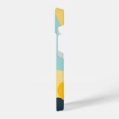 Contemporary Abstract — Bold Color Block Design iPhone Hülle (Linke Seite)