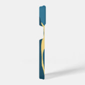 Contemporary Abstract — Bold Color Block Design iPhone Hülle (Rechte Seite)