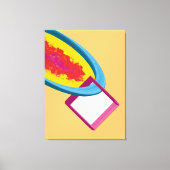 Contemporary Abstract Geometric Shapes Leinwanddruck (Vorderseite)