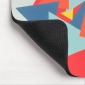 Contemporary Abstract Shapes Mousepad (Ecke)