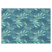 Contemporary Aquatics Blue Green Foliage Tischdecke (Vorderseite (Horizontal))