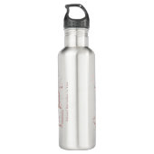 Contemporary Arabic Calligraphy Ramadan Greeting – Edelstahlflasche (Rückseite)