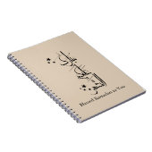 Contemporary Arabic Calligraphy Ramadan Greeting – Notizblock (Rechte Seite)