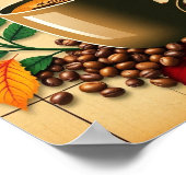 Contemporary Café Wall  Poster (Ecke)