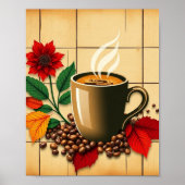 Contemporary Café Wall  Poster (Vorne)