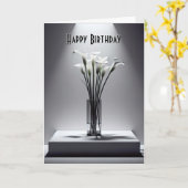 Contemporary Calla Lily Bouquet Karte (Gelbe Blume)