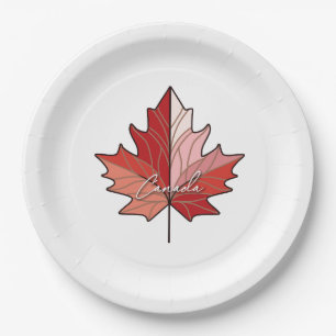 Contemporary Canadian Maple Leaf ID1071 Pappteller