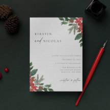 Contemporary Chic Winter Wedding