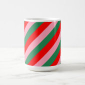 Contemporary Christmas Candy Stripes Kaffeetasse (Mittel)