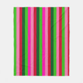 Contemporary Colors Christmas Stripes Fleecedecke (Vorderseite)