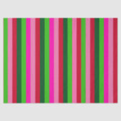Contemporary Colors Christmas Stripes Seidenpapier (Vorderseite)
