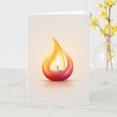 Contemporary Diya Karte (Gelbe Blume)