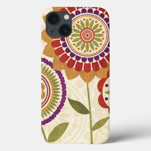 Contemporary Fall Flowers Case-Mate iPhone Hülle (Rückseite)