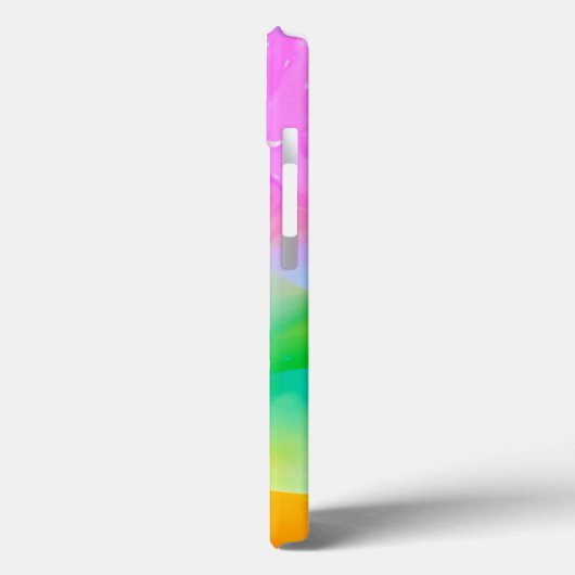 Contemporary Fluid Neon Abstrakt Case-Mate iPhone Hülle (Rückseite / Links)