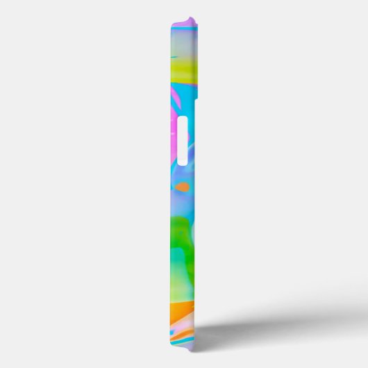 Contemporary Fluid Neon Abstrakt Case-Mate iPhone Hülle (Rückseite / Rechts)