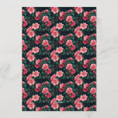 Contemporary Gardenias Luxury Romantic Party Einladung (Rückseite)