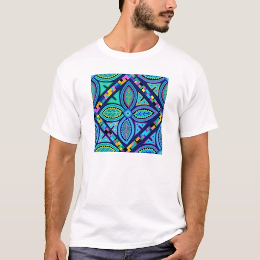 Contemporary Granny Square Flower T-Shirt (Vorderseite)