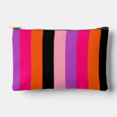 Contemporary Halloween Stripes  Zubehörtasche (Vorderseite)