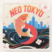 Contemporary Japanese Style–Modern Elegance forYou Glasuntersetzer (Vorderseite)