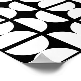 Contemporary Mid-Century Modern Geometric Poster