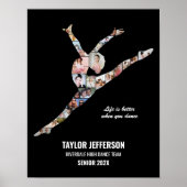 Contemporary Modern Dance Custom Photo Collage Poster (Vorne)
