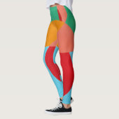Contemporary Multi-Color Active Leggings (Links)