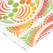 Contemporary Retro Geometric Circles[ Kurzer Tischläufer (Ecke)