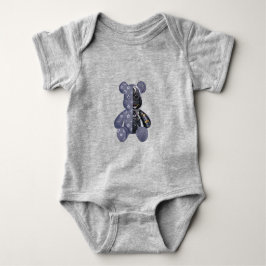 Contemporary Robot Bear Baby Strampler
