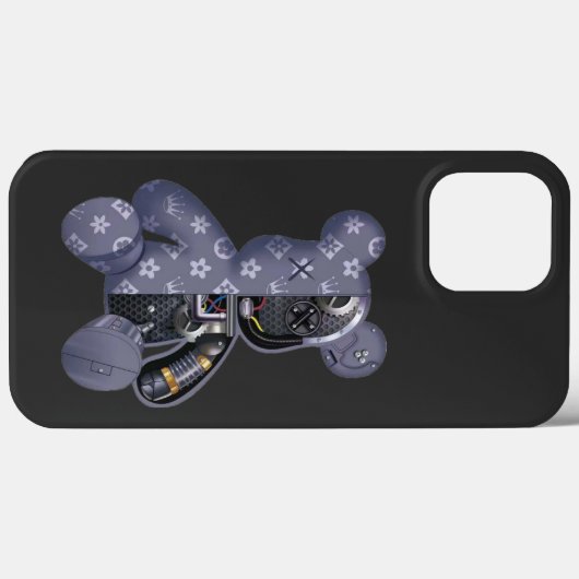 Contemporary Robot Bear Case-Mate iPhone Hülle (Rückseite (Horizontal))