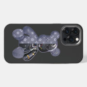 Contemporary Robot Bear iPhone Hülle (Rückseite (Horizontal))