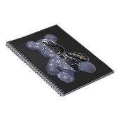 Contemporary Robot Bear Notizblock (Rechte Seite)