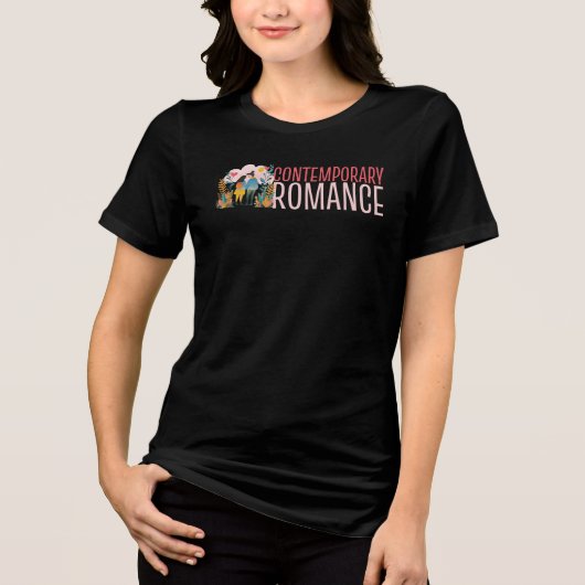 Contemporary Romance Genre Lovers Tri-Blend Shirt (Vorderseite)