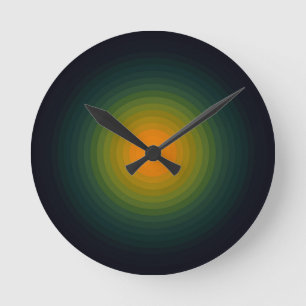 Contemporary runde wanduhr