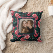 Contemporary Sentimental Wedding Throw Pillow   Kissen (Decke)
