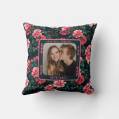 Contemporary Sentimental Wedding Throw Pillow   Kissen (Rückseite)