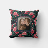 Contemporary Sentimental Wedding Throw Pillow   Kissen (Vorderseite)