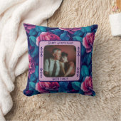 Contemporary Stylish Photo Throw Pillow For Couple Kissen (Decke)