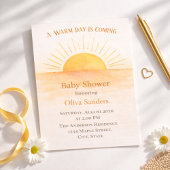 Contemporary Sunrise Aesthetic Einladung