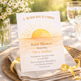 Contemporary Sunrise Aesthetic Einladung