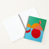 Contemporary Treble Clef Notebook Notizblock (Innenseite)