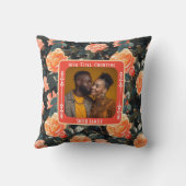 Contemporary True Love  Anniversary Throw Pillow Kissen (Rückseite)