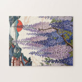 Contemporary ukiyoe, Wisteria japonica Puzzle (Horizontal)
