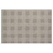 Contemporary Umber Brown Kariert Stoff (Fat Quarter (45,7 x 55,9 cm))