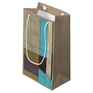 Contemporay Minimalistische Malerei mit tiefer Kleine Geschenktüte