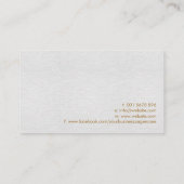 Content Creator - Copywriter - Freelance Writer Visitenkarte (Rückseite)