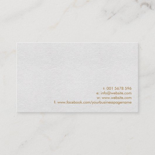 Content Creator - Copywriter - Freelance Writer Visitenkarte (Rückseite)