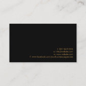 Content Creator - Copywriter - Freelance Writer Visitenkarte (Rückseite)