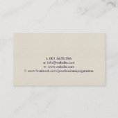 Content Creator - Copywriter - Freelance Writer Visitenkarte (Rückseite)